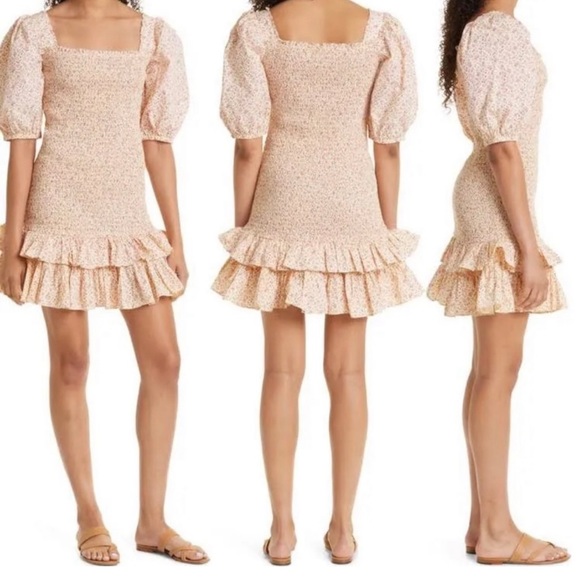 🆕ByTiMo Smocked Poplin Dress in Iris - Picture 2 of 9